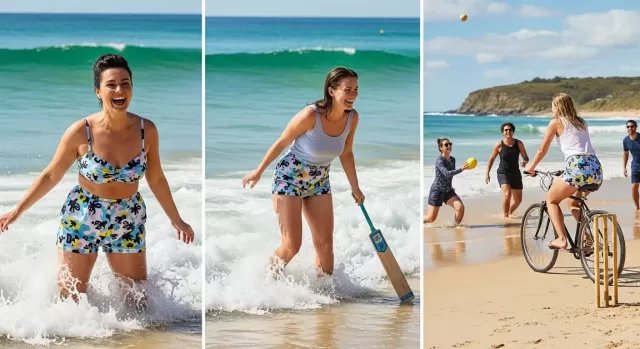 Australian Beaches Embrace Bikini Shorts: Comfort Over Minimalist Cuts